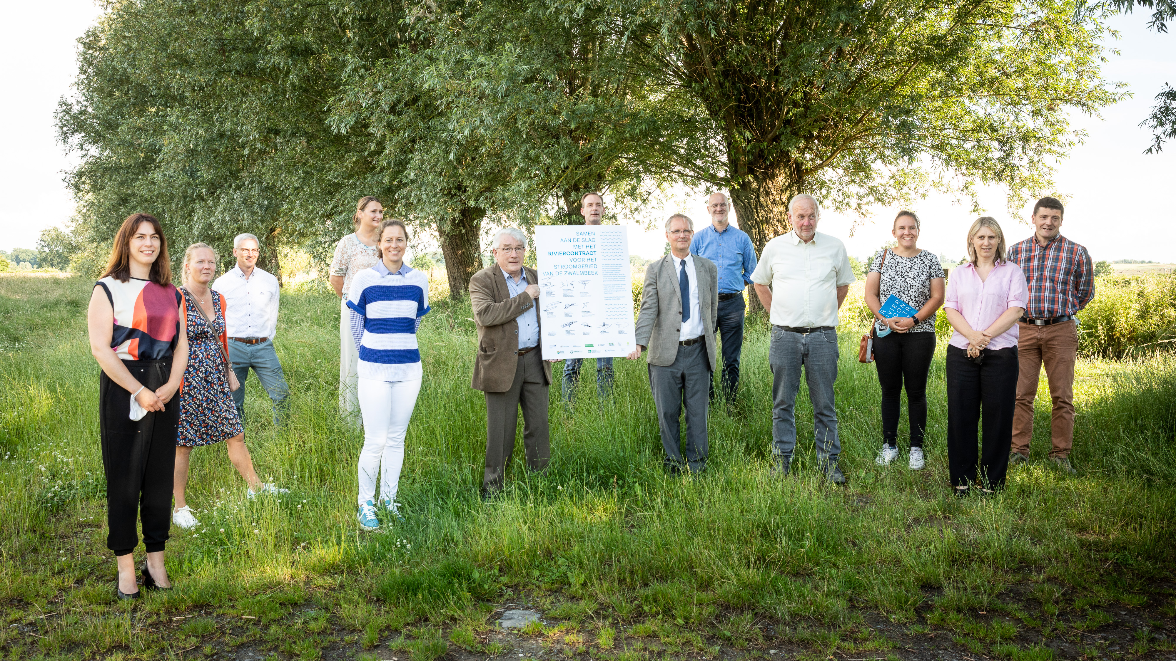 Ondertekening riviercontract voor het stroomgebied van de Zwalmbeek
